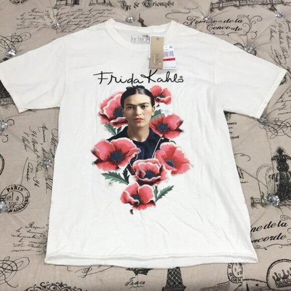 True Vintage Frida Por Vida Cotton T-Shirt - Picture 2 of 6